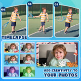 Seckton Upgrade Kids Digital Camera with Fill Light, Toys for 5 6 7 8 9 10 Year Old Boys Birthday Gift -Black