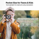 Seckton Digital Camera 44MP Vlogging Camera with 16x Digital Zoom, Portable Multifunctional Camera Gifts for 8-15 Year Old Kids Teens Aldult Beginners