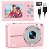 Seckton Digital Camera 44MP Vlogging Camera with 16x Digital Zoom, Portable Multifunctional Camera Gifts for 8-15 Year Old Kids Teens Aldult Beginners